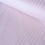 Люкс Сатин страйп ніжно-персиковий з смужкою 1,1 см, ширина 240 см, фото 2