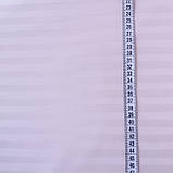 Люкс Сатин страйп ніжно-персиковий з смужкою 1,1 см, ширина 240 см, фото 4