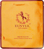 Омолаживающая тканевая маска для лица с лошадиным жиром Eunyul Horse Oil Mask Pack 30 мл (8809435401374)