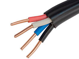 Кабель силовий мідний монолітний ВВГнгд 4х10 ЗЗКМ