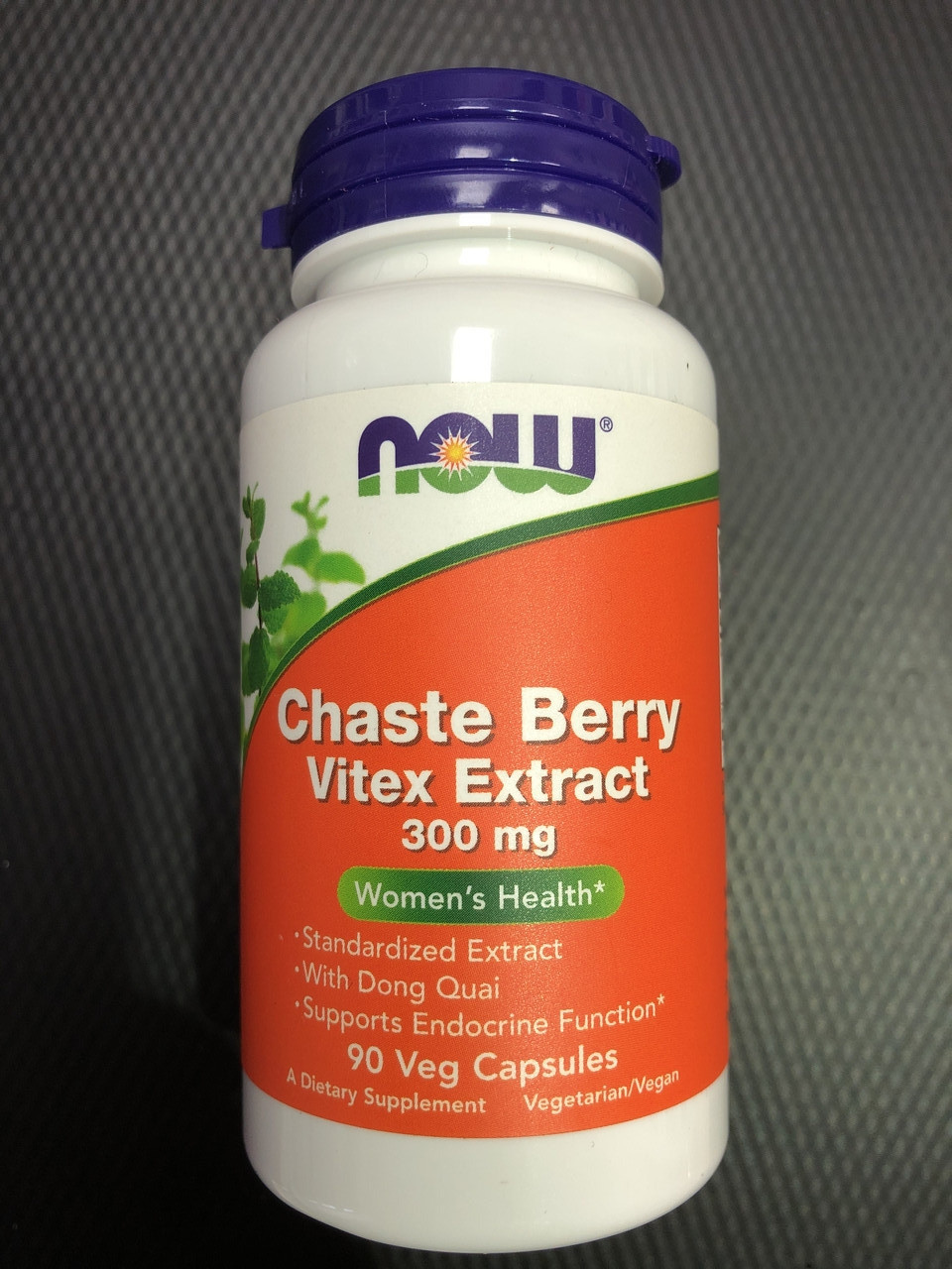 Екстракт вітаміну Now Foods Chaste Berry Vitex Extract 300mg 90 veg caps