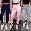 Повседневные женские спортивные штаны с манжетами из двунитки, фото 2