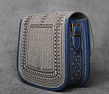 Авторська шкіряна сумка "Дубок" ручної роботи, велика сумка з натуральної шкіри, фото 4