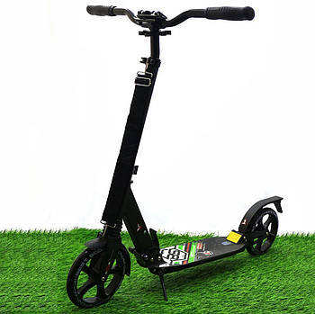 Алюмінієвий Самокат 33006 (4) Best Scooter, d коліс - 20см, колеса PU, 2 амортизатора, в кор-ке
