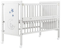 Дитяче ліжко Babyroom Ведмежатко M-01 на колесах Пром