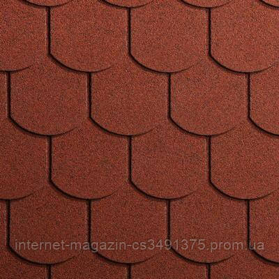 Бітумна черепиця ICOPAL Хвіст Бобра A2 червоний, фото 1