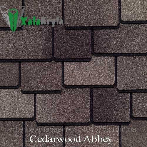 Бітумна черепиця GAF Cedarwood Abbey (Сидевуд Ебі) «Woodland™»