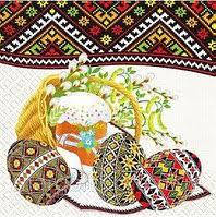 САЛФЕТКИ 33Х33 СВЯТКОВИЙ КОШИК МАРГО 20ШТ