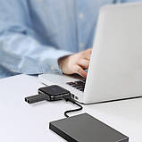 USB-Хаб Baseus Fully Folded Portable Type-C to 4xUSB2.0 Black, фото 2