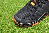 Дитячі кросівки аналог adidas Runfalcon Black Orang адідас ран фалкон чорний оранжевий р32-33, фото 7