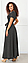 Плаття літнє у підлогу в горошок, розміри 42-48, в кольорах GF00844, фото 3