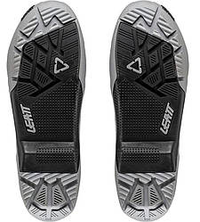 LEATT Sole GPX 4.5 / 5.5 Boots ENDURO Pair (Grey/Black), 8.5