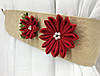 Підхвати для штор - "Гербера червона", ручна робота, фото 6