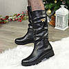 Напівчоботи жіночі на товстій підошві, фото 4