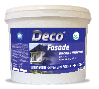 Фасадная краска для наружных работ акриловая Fasade Deco 3 л