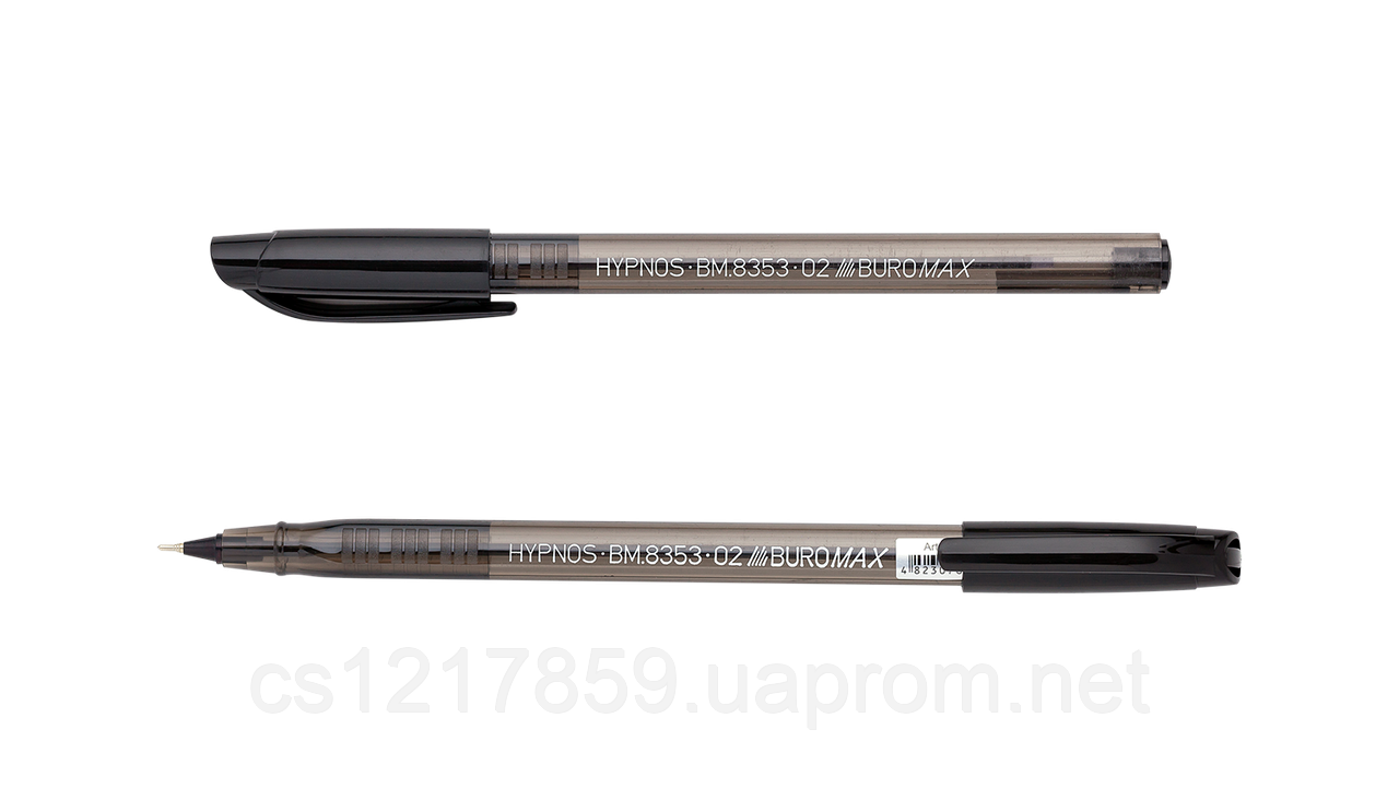 Ручка масляна GYPNOS 0,5мм чорна BM.8353-02