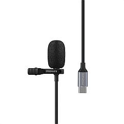 Мікрофон Promate ClipMic-C USB Type-C Black (clipmic-c.black)