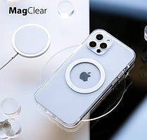 Чохол Clear Case with MagSafe Magnetiс для iPhone 12 Pro Max 6.7 Прозорий