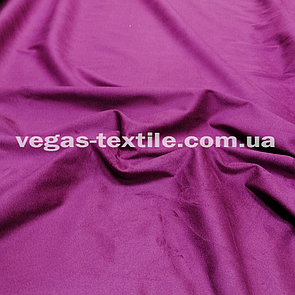 Тканина штучна Замша стрейч Бузковий