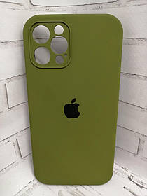 Чохол на iPhone 12 Pro накладка бампер протиударний Original Soft Case Army green