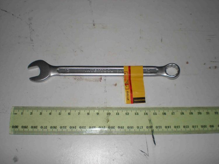 Ключ комбінований 12х12 INTERTOOL. НТ-1212