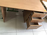 Стіл письмовий з шухлядами Бук, фото 2