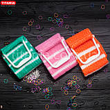 Губка банна масажна у вигляді ременя з ручками TITANIA art.9103, фото 5