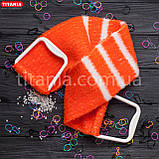 Губка банна масажна у вигляді ременя з ручками TITANIA art.9103, фото 6