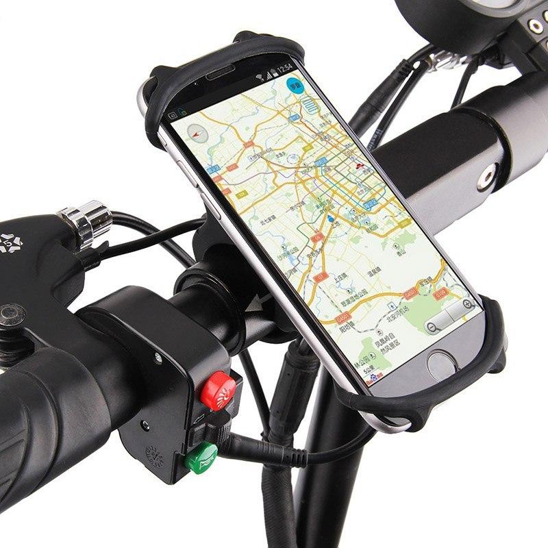 Силіконовий велосипедний тримач для телефона на велосипед - фото 1 - id-p1365799474