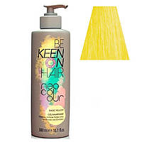 Интенсивная гель-краска для волос Желтый цвет Keen Neo Colour 300 мл.