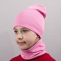 Детские Шапки для Девочки - Комплект розовый