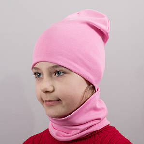 Дитячі Шапки для Дівчинки - Комплект рожевий