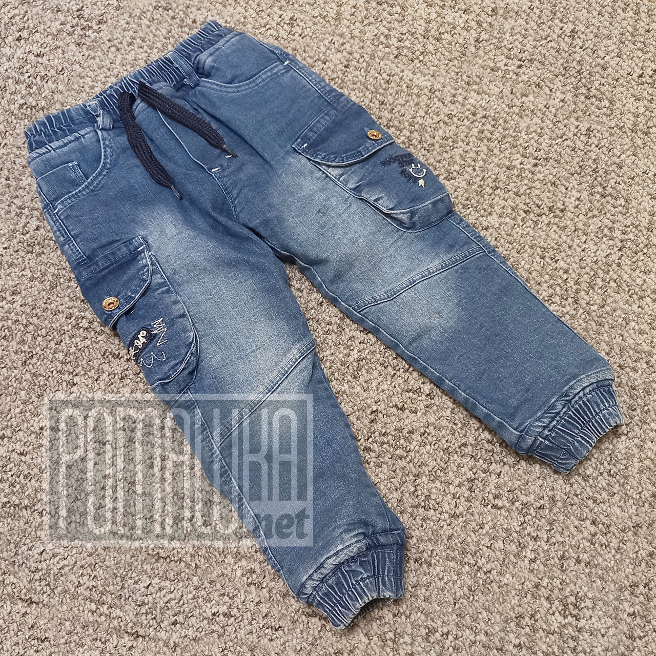 Зимові теплі дитячі розмір 92 1,5-2 роки утеплені джинси на махре для хлопчика хлопчикові махра зима 4961