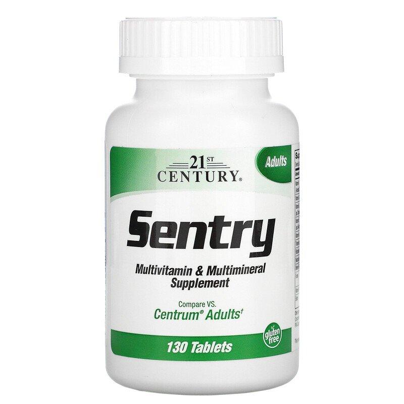 Вітаміни Sentry Multivitamin & Multimineral Supplement 21st Century 130 таблеток, фото 1
