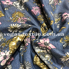 Котон стрейч принт