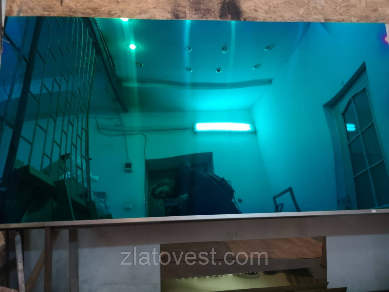 Оксид титану "бірюза" колір на н/ж сталі, фото 1