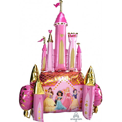 Ходячая Фигура Сказочный Замок, Принцессы Диснея (139 х 88 см) Розовый