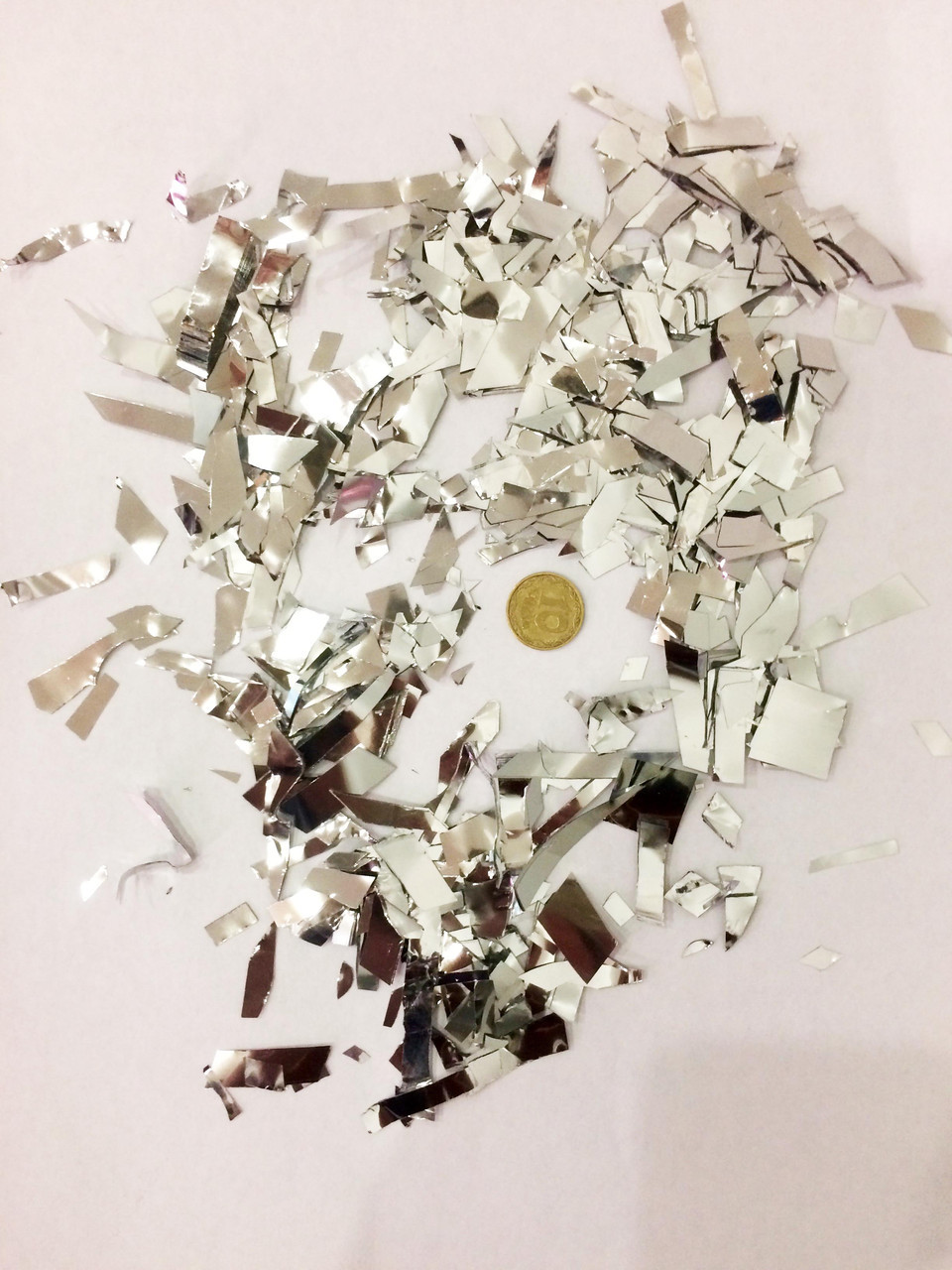 Конфетті Мішура Срібло 100 г