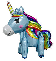 Єдиноріг 3D Блакитний