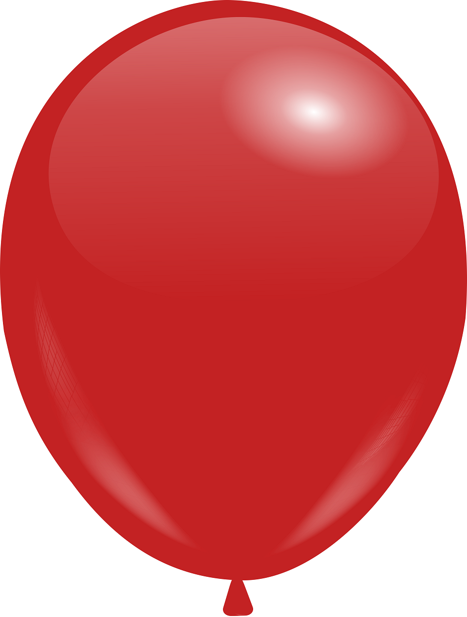Кулі 12"/30 см Кристал Червоні (Cherry red) (круглої форми)