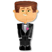 Повітряна куля Ходяча Фігура 50"/128 Наречений (1 шт.)