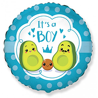 Коло фольговане 18" "Its a boy" Авокадо