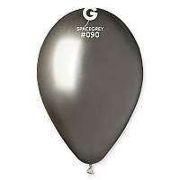 Кулі 13"/33 см ХРОМ Сірий Графіт 50 шт Gemar Balloons