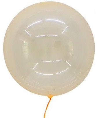 Куля (18"\45 см) Bubble Crystal,Помаранчевий