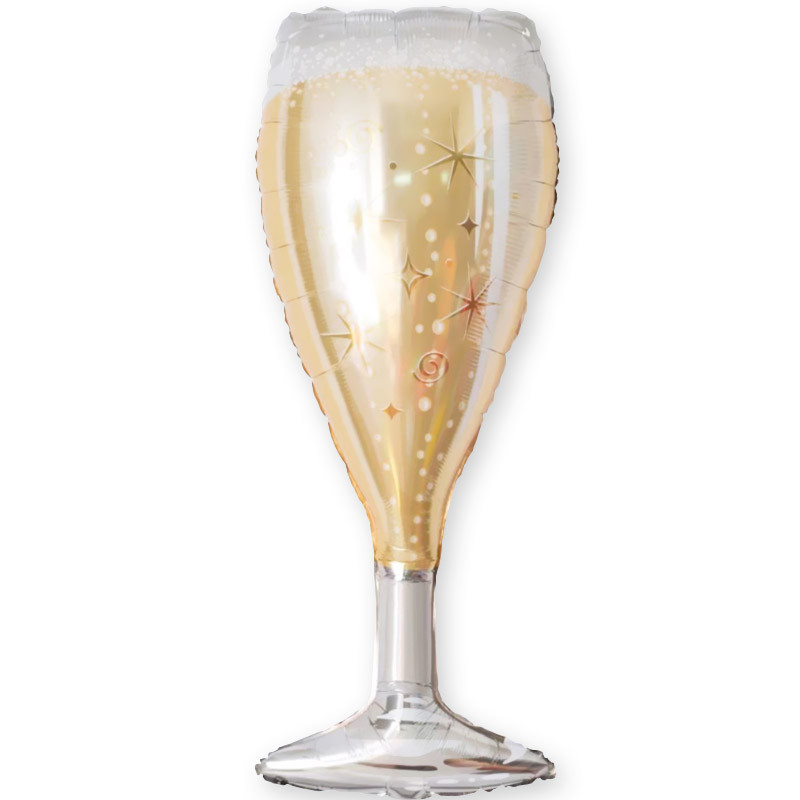 Фігура Келих шампанського з зірками 45х101см