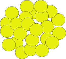 Конфетті Кружечки Жовті 100 г
