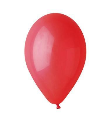 Кулі 8 "/21 см пастель Червоні 45 Gemar Balloons