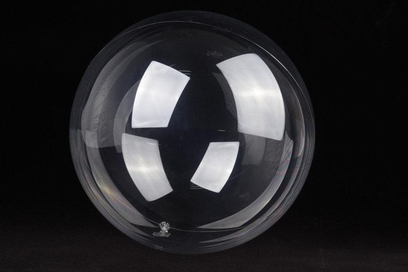 Шар (24''/61 см) Сфера 3D, Deco Bubble, Прозрачный