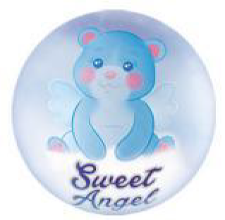 Коло фольговане 18" Sweet Angel блакитний