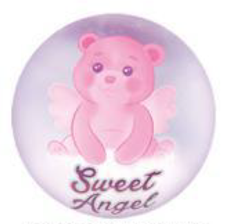 Коло фольговане 18" Sweet Angel рожевий